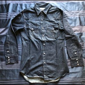 *SOLD* RRL Japanese Indigo Selvedge Denim Western